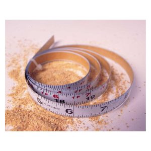 Model 0012R 1/2" X 12' Adhesive Backed Steel Tape Measure--Reads L to R